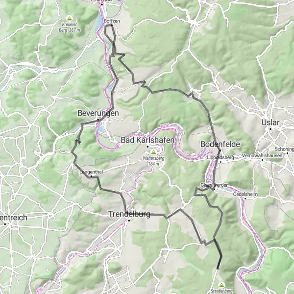 Karten-Miniaturansicht der Radinspiration "Historische Erkundungstour" in Hannover, Germany. Erstellt vom Tarmacs.app-Routenplaner für Radtouren
