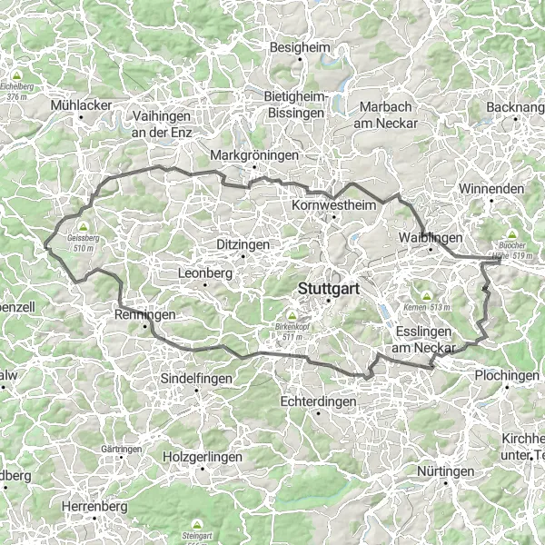 Karten-Miniaturansicht der Radinspiration "Erobern Sie den Schwarzwald auf dem Rennrad" in Karlsruhe, Germany. Erstellt vom Tarmacs.app-Routenplaner für Radtouren