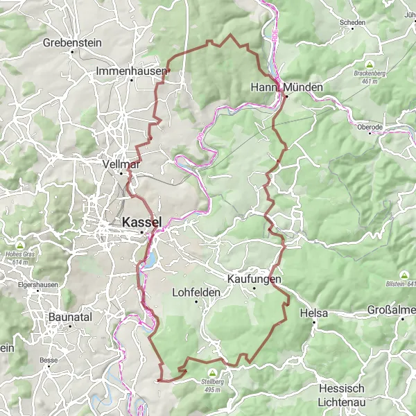 Karten-Miniaturansicht der Radinspiration "Abenteuerliche Tour durch Nord (Holland)" in Kassel, Germany. Erstellt vom Tarmacs.app-Routenplaner für Radtouren