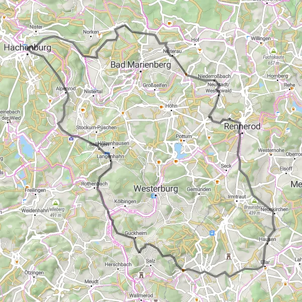 Karten-Miniaturansicht der Radinspiration "Malersiche Landschaft und historische Bauwerke entdecken" in Koblenz, Germany. Erstellt vom Tarmacs.app-Routenplaner für Radtouren