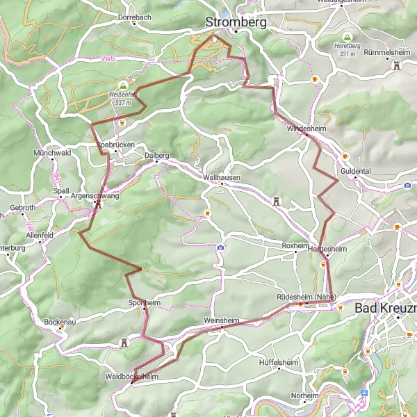 Karten-Miniaturansicht der Radinspiration "Panoramablick und Genuss Tour" in Koblenz, Germany. Erstellt vom Tarmacs.app-Routenplaner für Radtouren