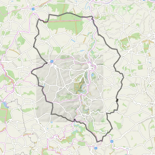 Map miniature of "The Hidden Gems of Leipzig: A Wellworth Exploration" cycling inspiration in Leipzig, Germany. Generated by Tarmacs.app cycling route planner