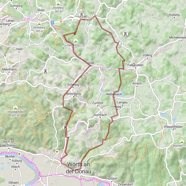 Karten-Miniaturansicht der Radinspiration "Entdeckungstour durch die Oberpfalz" in Oberpfalz, Germany. Erstellt vom Tarmacs.app-Routenplaner für Radtouren