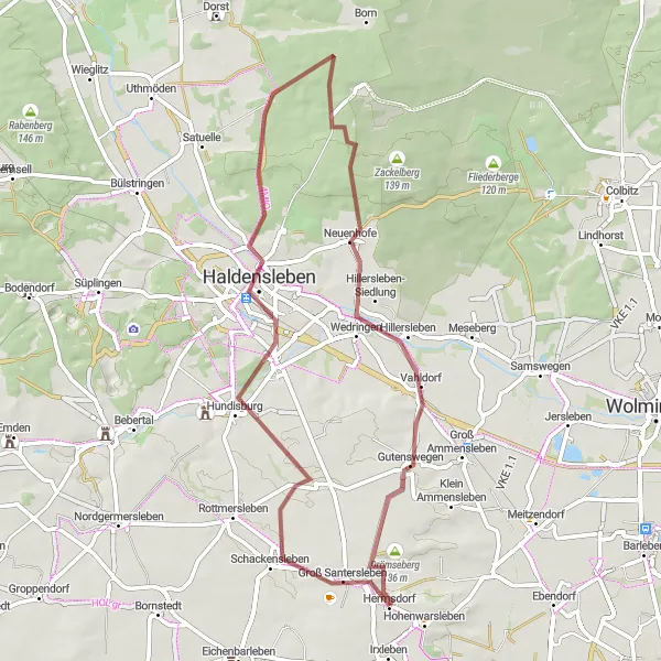 Karten-Miniaturansicht der Radinspiration "Grüne Wege durch die Schönheit von Sachsen-Anhalt" in Sachsen-Anhalt, Germany. Erstellt vom Tarmacs.app-Routenplaner für Radtouren