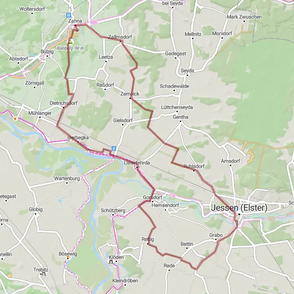 Karten-Miniaturansicht der Radinspiration "Entdeckungstour entlang der Elbe" in Sachsen-Anhalt, Germany. Erstellt vom Tarmacs.app-Routenplaner für Radtouren