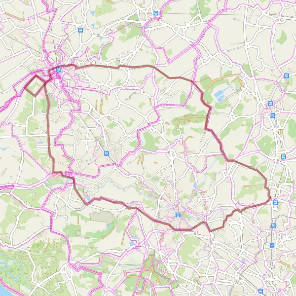 Map miniature of "Thesdorf Loop" cycling inspiration in Schleswig-Holstein, Germany. Generated by Tarmacs.app cycling route planner
