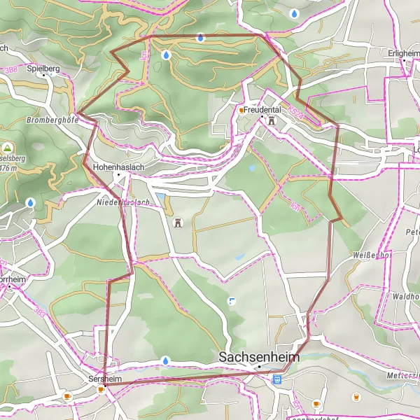 Karten-Miniaturansicht der Radinspiration "Kleine Entdeckungstour" in Stuttgart, Germany. Erstellt vom Tarmacs.app-Routenplaner für Radtouren