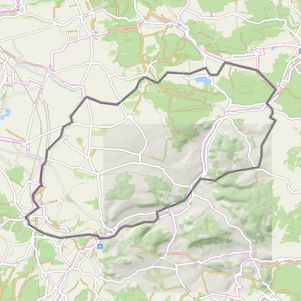 Karten-Miniaturansicht der Radinspiration "Branchewinda-Radtour" in Thüringen, Germany. Erstellt vom Tarmacs.app-Routenplaner für Radtouren