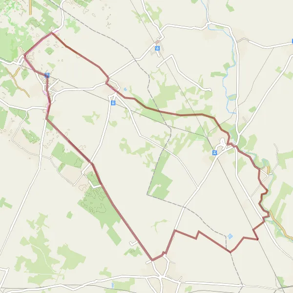 Map miniature of "Tápi de Táp Route" cycling inspiration in Pest, Hungary. Generated by Tarmacs.app cycling route planner