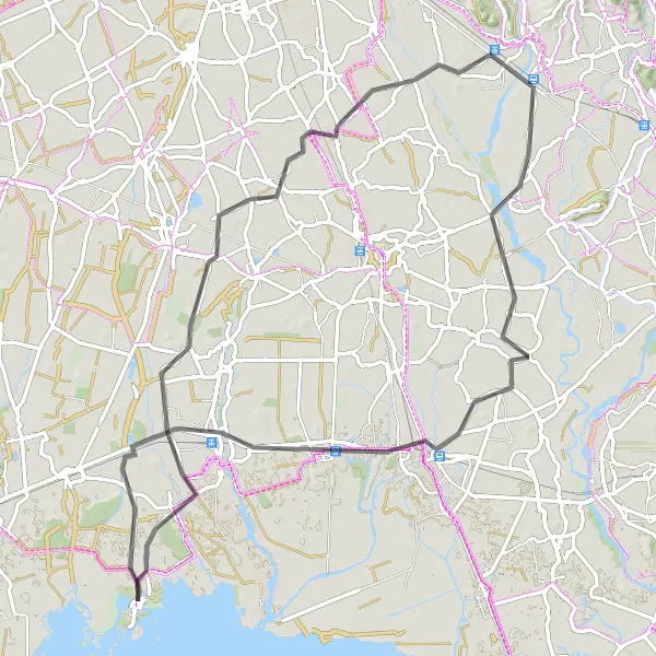 Miniatuurkaart van de fietsinspiratie "Fietsen door de pittoreske dorpjes van Friuli-Venezia Giulia" in Friuli-Venezia Giulia, Italy. Gemaakt door de Tarmacs.app fietsrouteplanner