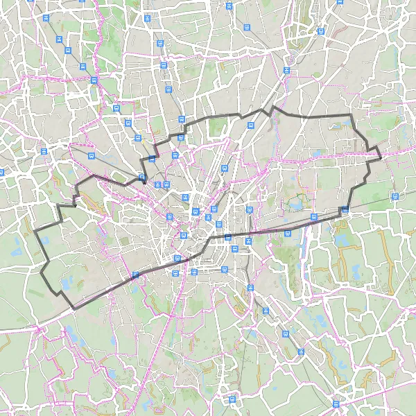 Zemljevid v pomanjšavi "Kulturna kolesarska pot v Lombardiji" kolesarske inspiracije v Lombardia, Italy. Generirano z načrtovalcem kolesarskih poti Tarmacs.app