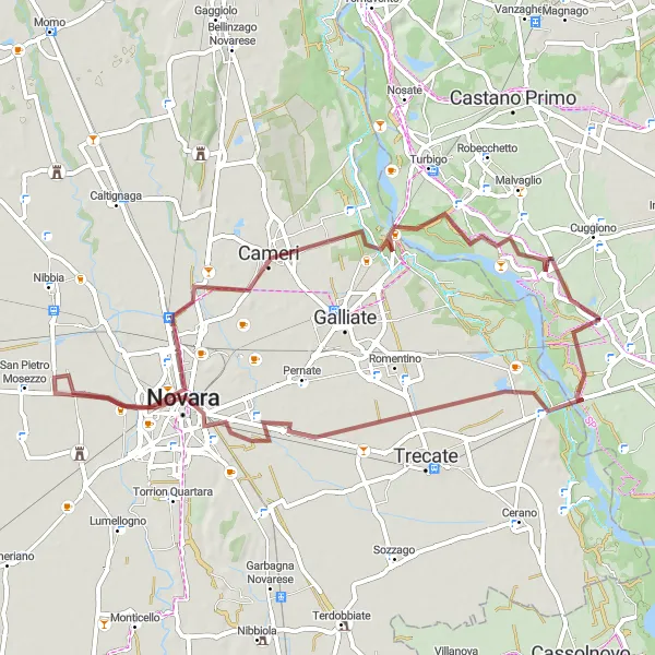 Map miniature of "Journey into Nature" cycling inspiration in Lombardia, Italy. Generated by Tarmacs.app cycling route planner