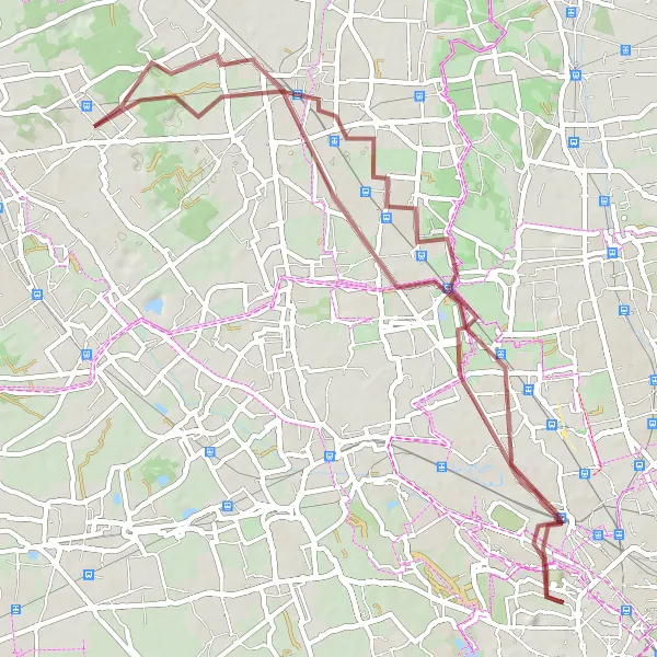 Map miniature of "Hidden Trails" cycling inspiration in Lombardia, Italy. Generated by Tarmacs.app cycling route planner