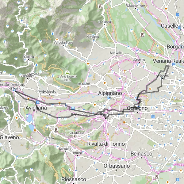 Karten-Miniaturansicht der Radinspiration "Genussvolle Fahrradtour durch Piemonte" in Piemonte, Italy. Erstellt vom Tarmacs.app-Routenplaner für Radtouren