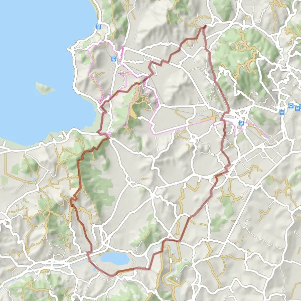 Miniatura della mappa di ispirazione al ciclismo "Sentiero dei Monti Umbri" nella regione di Umbria, Italy. Generata da Tarmacs.app, pianificatore di rotte ciclistiche