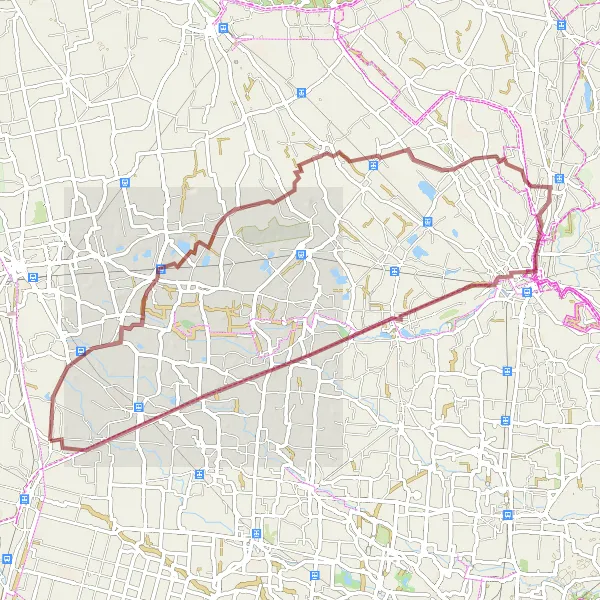Miniatura mapy "Pejzaże Fontane i Santa Cristina" - trasy rowerowej w Veneto, Italy. Wygenerowane przez planer tras rowerowych Tarmacs.app