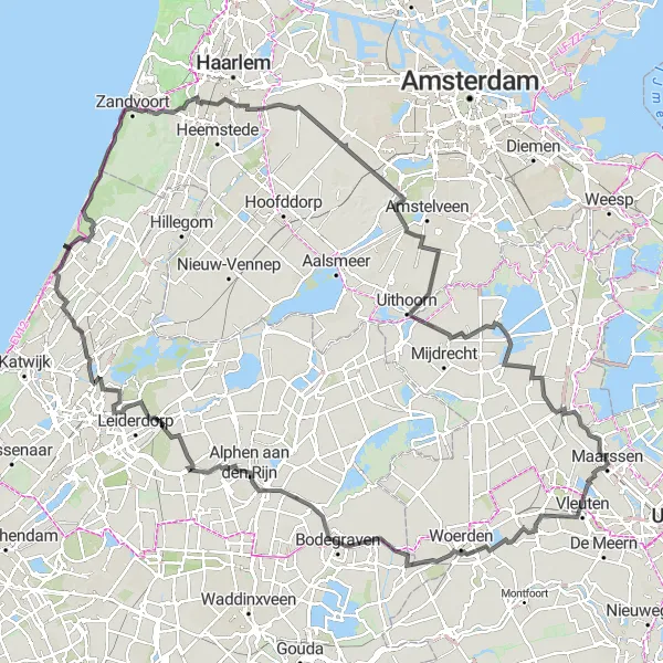 Miniatuurkaart van de fietsinspiratie "Historisch Rondje Omgeving Maarssen" in Utrecht, Netherlands. Gemaakt door de Tarmacs.app fietsrouteplanner