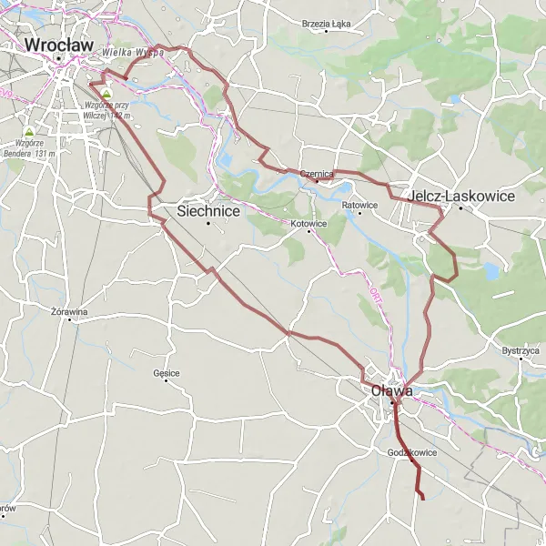 Miniatura mapy "Rowerowa wyprawa przez Kotowice i Lizawice" - trasy rowerowej w Dolnośląskie, Poland. Wygenerowane przez planer tras rowerowych Tarmacs.app