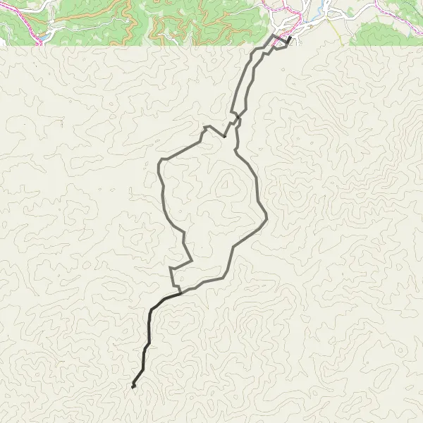 Miniatura mapy "Trasa Łysica - Zielona" - trasy rowerowej w Śląskie, Poland. Wygenerowane przez planer tras rowerowych Tarmacs.app
