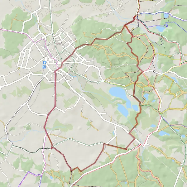 Miniatura mapy "Trasa przez Cewlino i Chałupy" - trasy rowerowej w Zachodniopomorskie, Poland. Wygenerowane przez planer tras rowerowych Tarmacs.app
