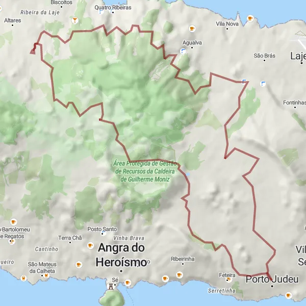 Miniatura do mapa de inspiração para ciclismo "Trilho da Costa Norte" em Região Autónoma dos Açores, Portugal. Gerado pelo planejador de rotas de ciclismo Tarmacs.app