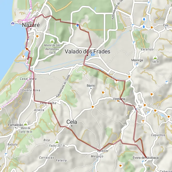 Miniatura do mapa de inspiração para ciclismo "Caminho pelas Aldeias de Pedra" em Centro (PT), Portugal. Gerado pelo planejador de rotas de ciclismo Tarmacs.app