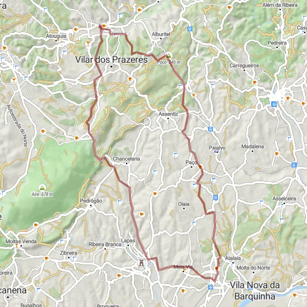 Miniatura do mapa de inspiração para ciclismo "Rota da Gruta Fabulosa" em Centro (PT), Portugal. Gerado pelo planejador de rotas de ciclismo Tarmacs.app