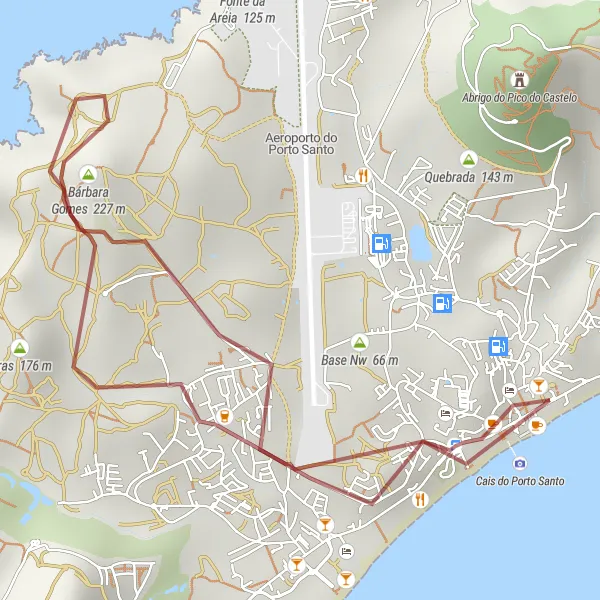 Miniatura do mapa de inspiração para ciclismo "Percurso da Bárbara Gomes" em Região Autónoma da Madeira, Portugal. Gerado pelo planejador de rotas de ciclismo Tarmacs.app