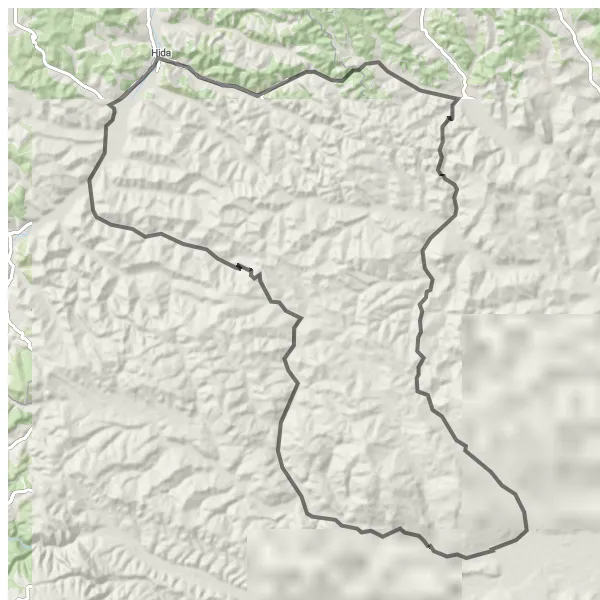 Map miniature of "Cigaș and Western Industrial Area Loop" cycling inspiration in Nord-Vest, Romania. Generated by Tarmacs.app cycling route planner