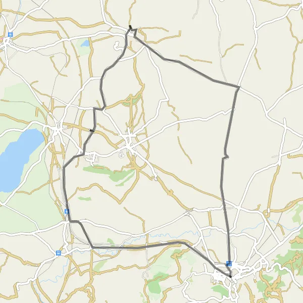Miniatura mapy "Trasa Szosowa Bobadilla" - trasy rowerowej w Andalucía, Spain. Wygenerowane przez planer tras rowerowych Tarmacs.app