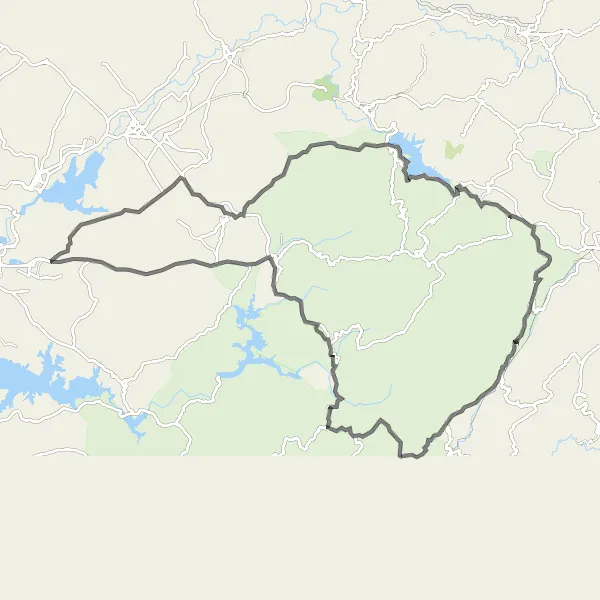 Miniatura mapy "Trasa do Zahara przez Cortes de la Frontera" - trasy rowerowej w Andalucía, Spain. Wygenerowane przez planer tras rowerowych Tarmacs.app