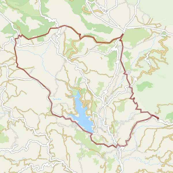 Miniatura mapy "Trasa wzdłuż przełęczy i wieży obserwacyjnej" - trasy rowerowej w Andalucía, Spain. Wygenerowane przez planer tras rowerowych Tarmacs.app