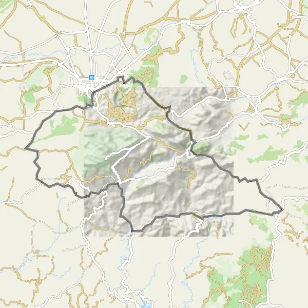 Miniatua del mapa de inspiración ciclista "Ruta de las F�bricas Antiguas" en Andalucía, Spain. Generado por Tarmacs.app planificador de rutas ciclistas