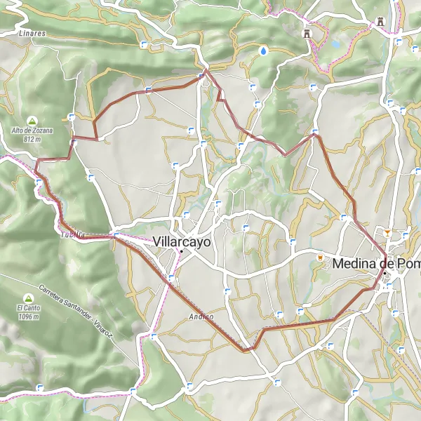 Miniatura mapy "Trasa przez Alto de la Cavadilla" - trasy rowerowej w Castilla y León, Spain. Wygenerowane przez planer tras rowerowych Tarmacs.app