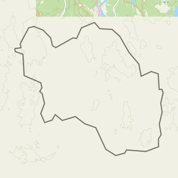 Map miniature of "Scenic Road Tour from Kil" cycling inspiration in Norra Mellansverige, Sweden. Generated by Tarmacs.app cycling route planner