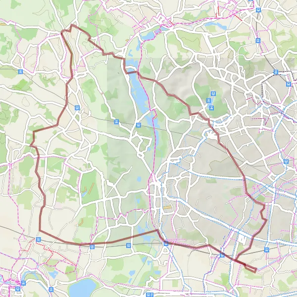 Map miniature of "Buckinghamshire Countryside Ride" cycling inspiration in Berkshire, Buckinghamshire and Oxfordshire, United Kingdom. Generated by Tarmacs.app cycling route planner
