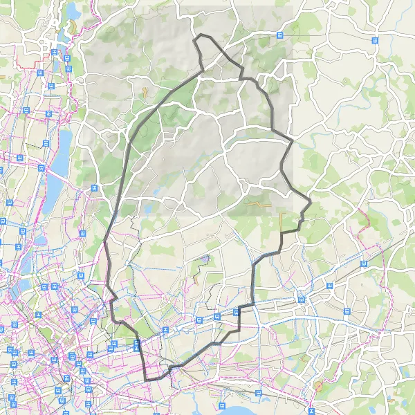 Map miniature of "The Forest Loop" cycling inspiration in Inner London — East, United Kingdom. Generated by Tarmacs.app cycling route planner